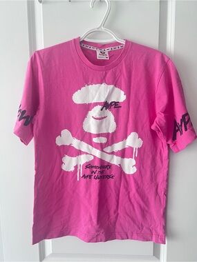 Aape by A Bathing Ape Pink Tshirt